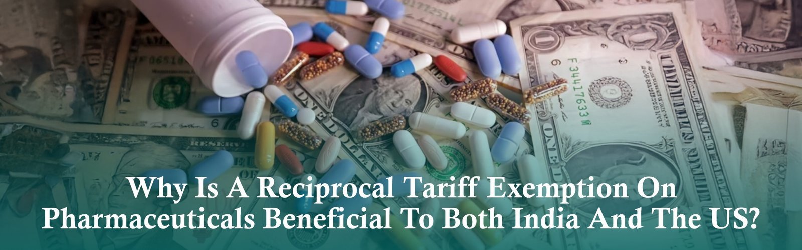 Why is a reciprocal tariff exemption on pharmaceuticals beneficial to both India and the US?